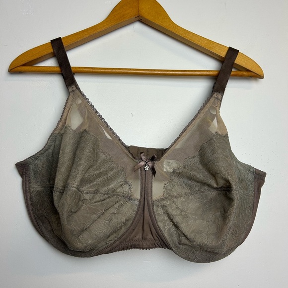 Wacoal 855186 Under Wired Lace Bra Sz 38G Feminine Comfortable  Minimalist retro - Picture 1 of 9